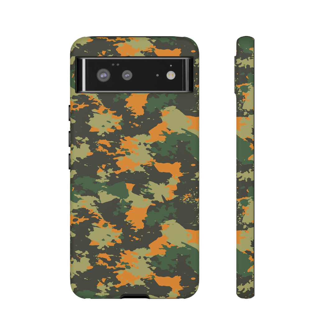 Orange Camo Case