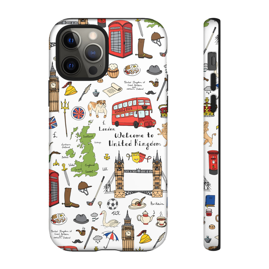 London Case - Dual Layer Tough Case - Fits Many Smartphone Models