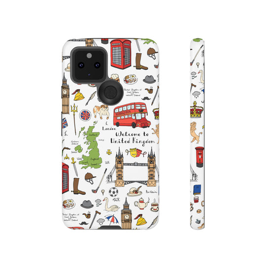 London Case - Dual Layer Tough Case - Fits Many Smartphone Models