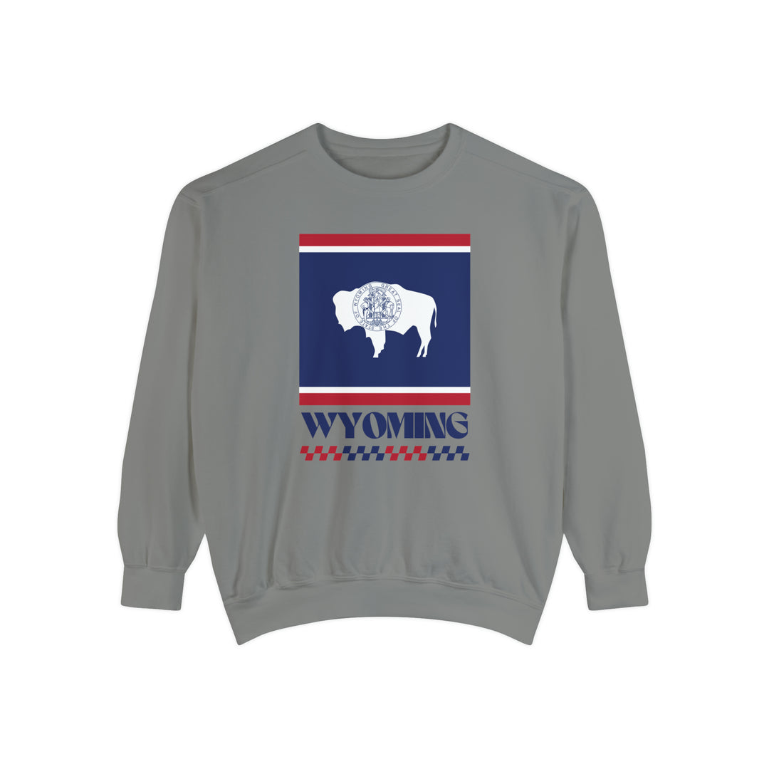 Wyoming Retro Sweatshirt - Ezra's Clothing - Sweatshirt
