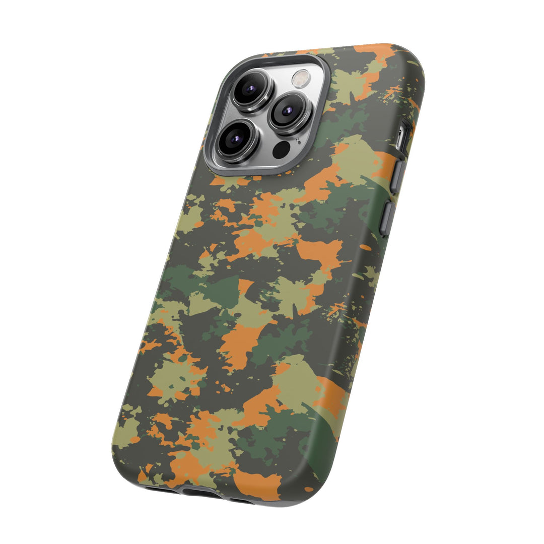 Orange Camo Case