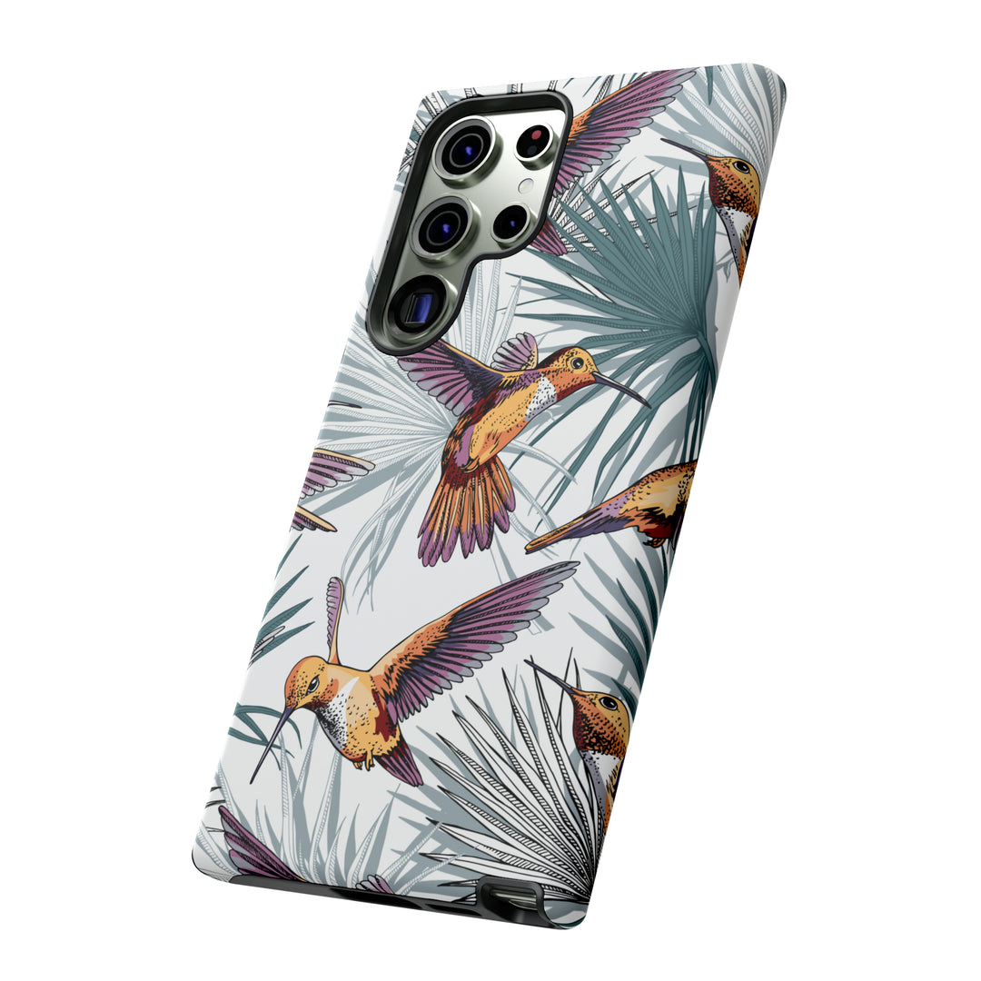 Hummingbird Case - Dual Layer Tough Case - Fits Many Smartphone Models