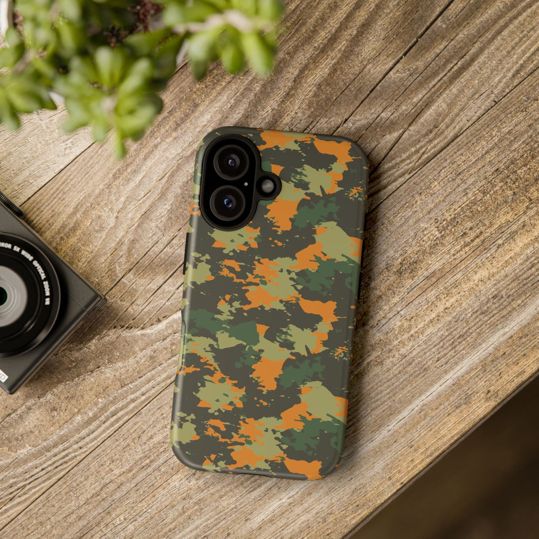 Orange Camo Case