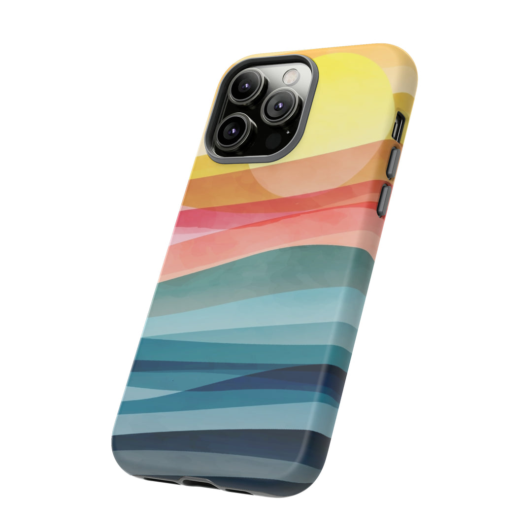 Mountain Sun Case - Dual Layer Tough Case - Fits Many Smartphone Models