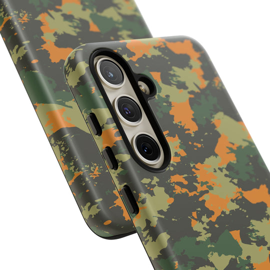 Orange Camo Case