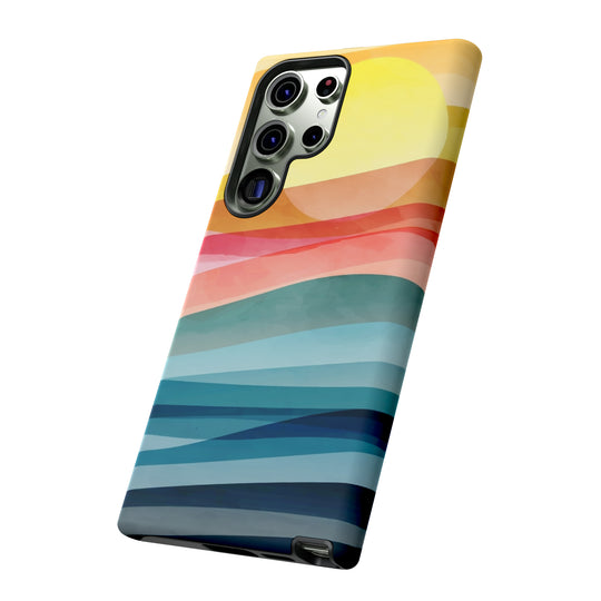 Mountain Sun Case - Dual Layer Tough Case - Fits Many Smartphone Models