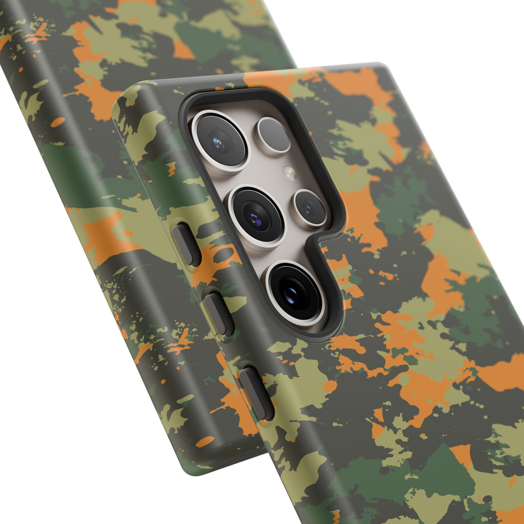 Orange Camo Case