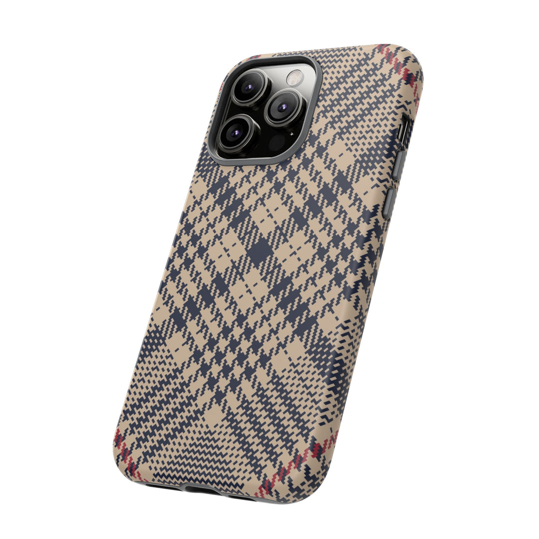 Blue Scottish Plaid Case - Dual Layer Tough Case - Fits Many Smartphone Models