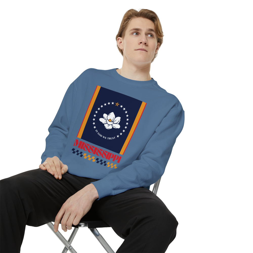 Mississippi Retro Sweatshirt - Ezra's Clothing - Sweatshirt