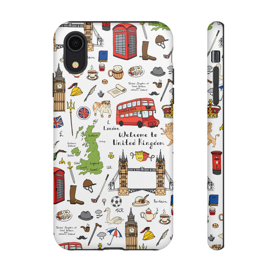 London Case - Dual Layer Tough Case - Fits Many Smartphone Models