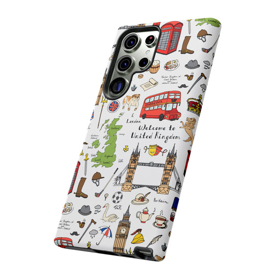 London Case - Dual Layer Tough Case - Fits Many Smartphone Models