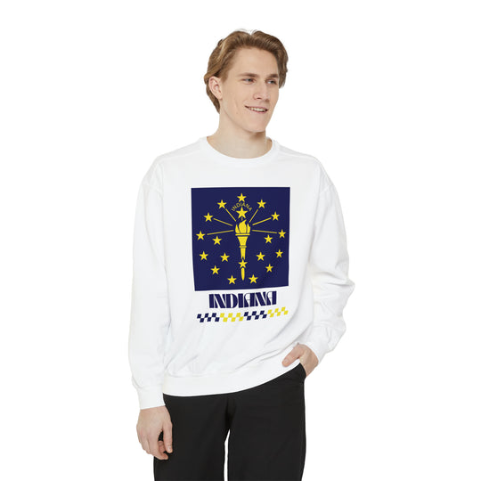Indiana Retro Sweatshirt - Ezra's Clothing - Sweatshirt