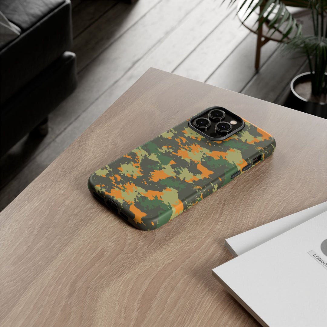 Orange Camo Case