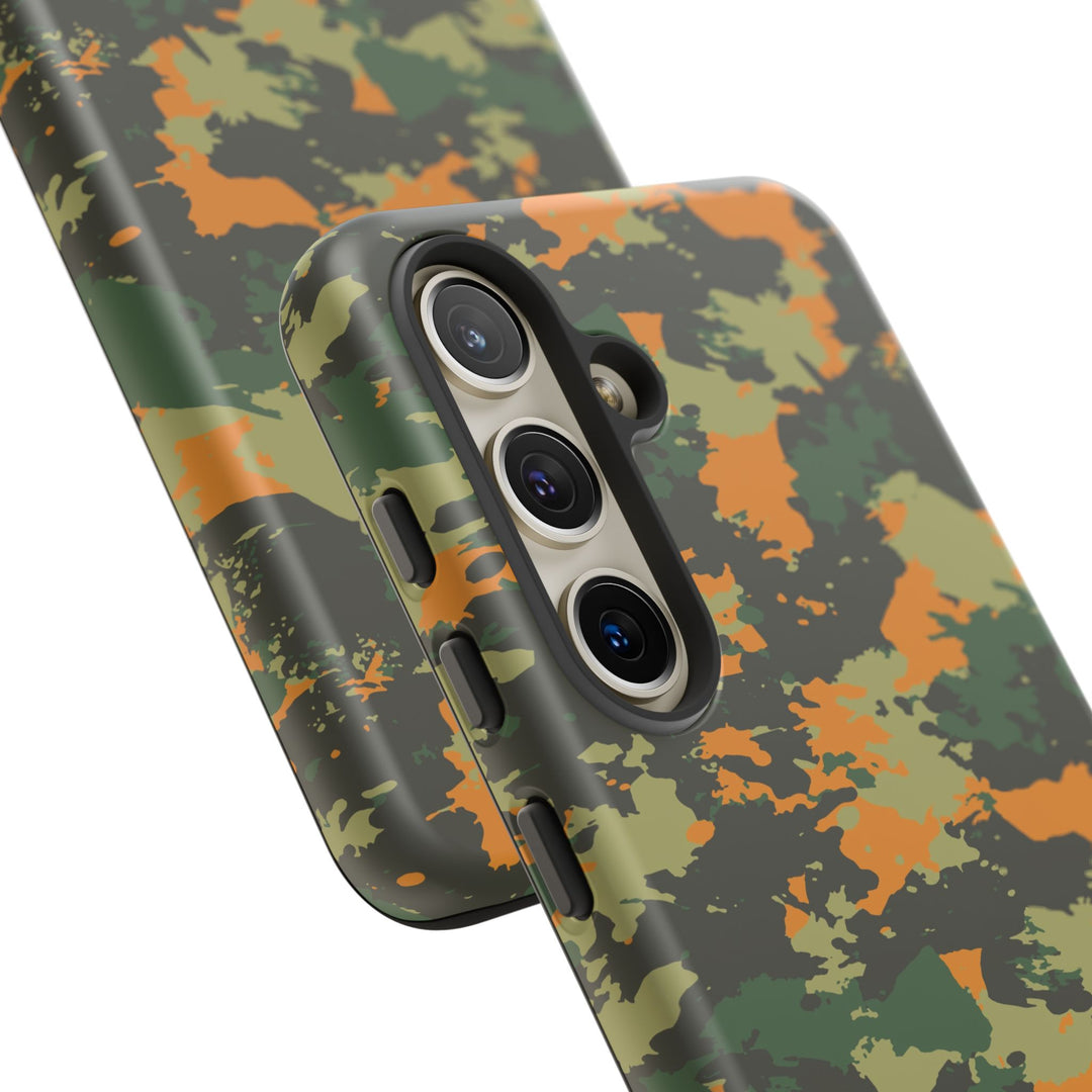 Orange Camo Case