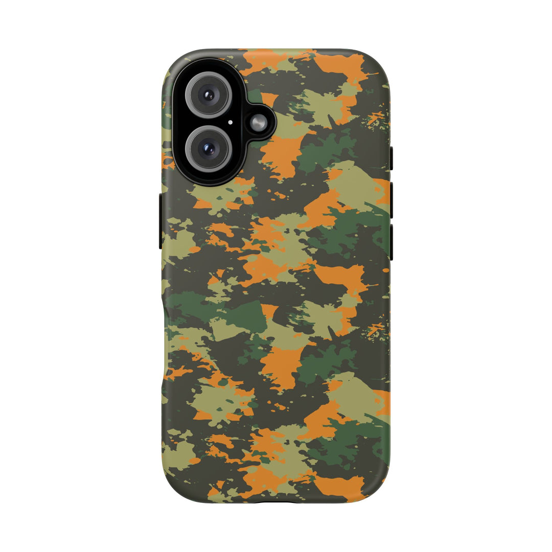 Orange Camo Case