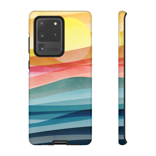 Mountain Sun Case - Dual Layer Tough Case - Fits Many Smartphone Models