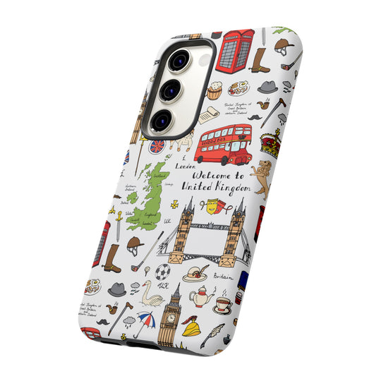 London Case - Dual Layer Tough Case - Fits Many Smartphone Models