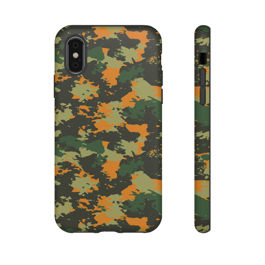 Orange Camo Case