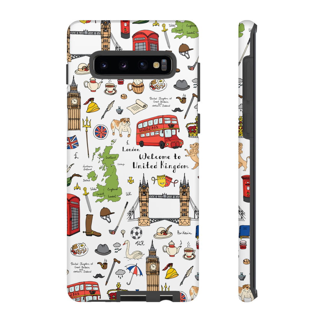 London Case - Dual Layer Tough Case - Fits Many Smartphone Models