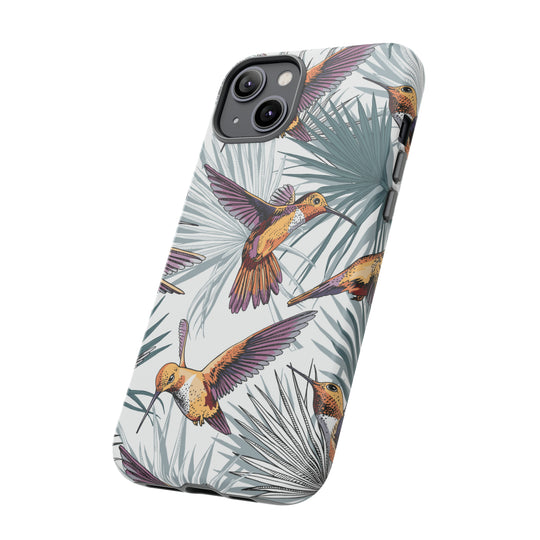 Hummingbird Case - Dual Layer Tough Case - Fits Many Smartphone Models