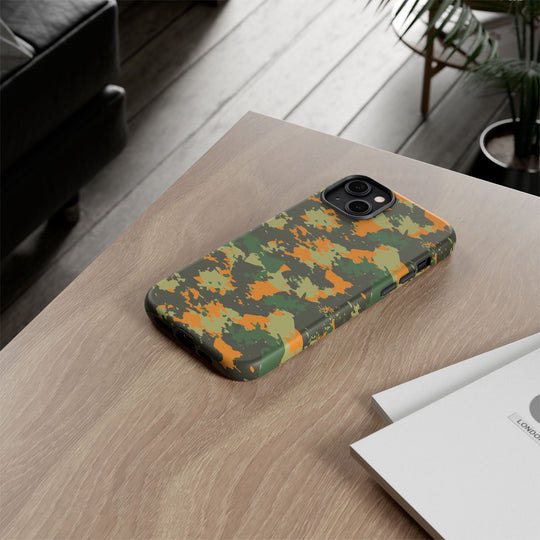 Orange Camo Case