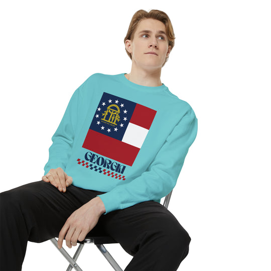 Georgia Retro Sweatshirt - Ezra's Clothing - Sweatshirt