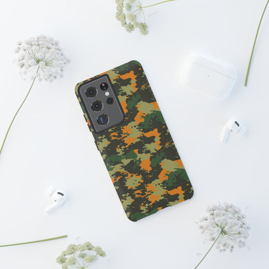 Orange Camo Case