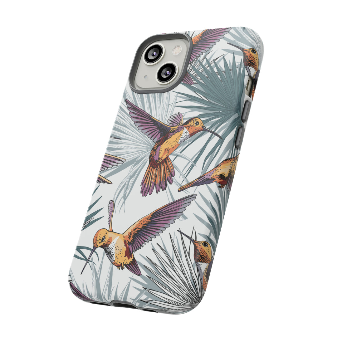 Hummingbird Case - Dual Layer Tough Case - Fits Many Smartphone Models