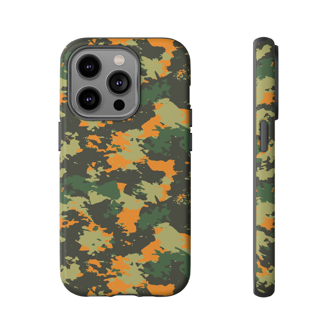 Orange Camo Case