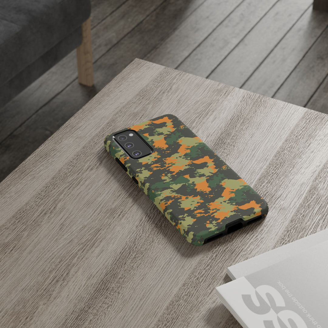 Orange Camo Case