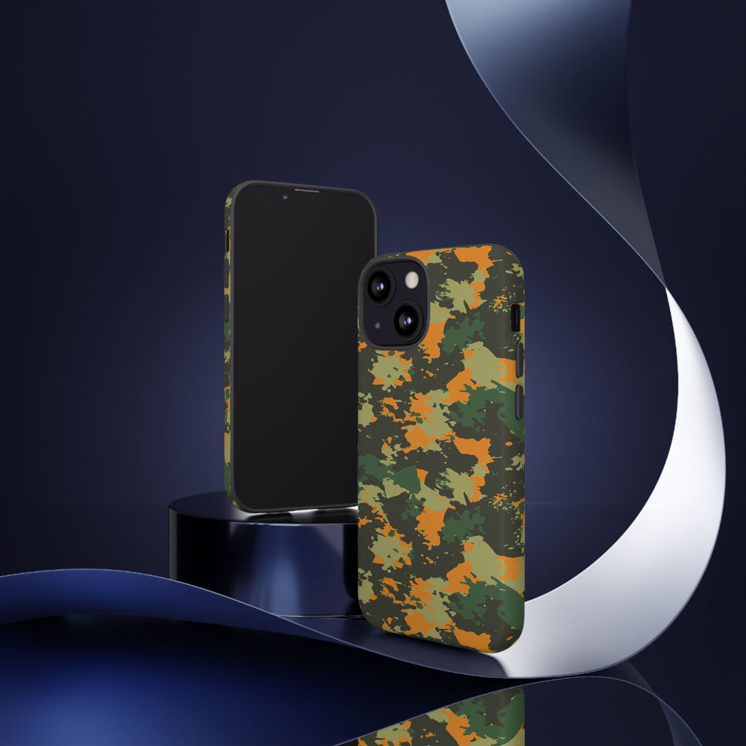 Orange Camo Case