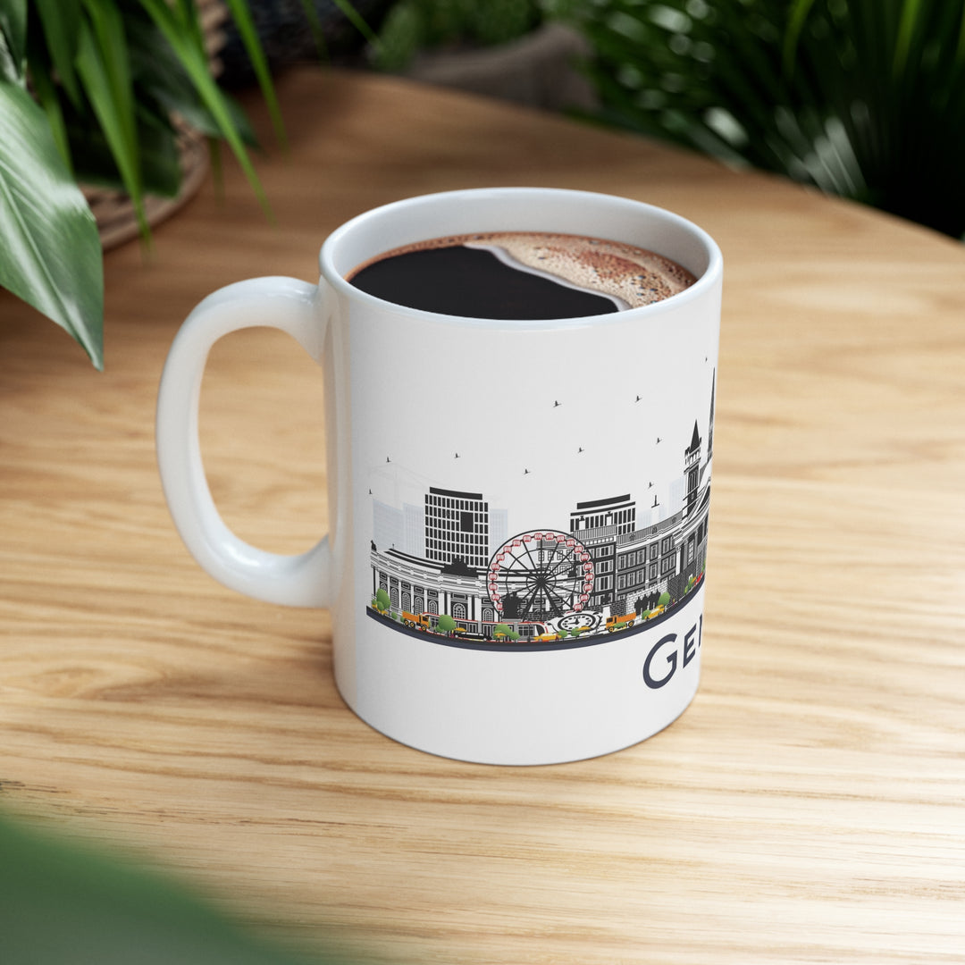 Geneva Switzerland Coffee Mug - Ezra's Clothing - Mug