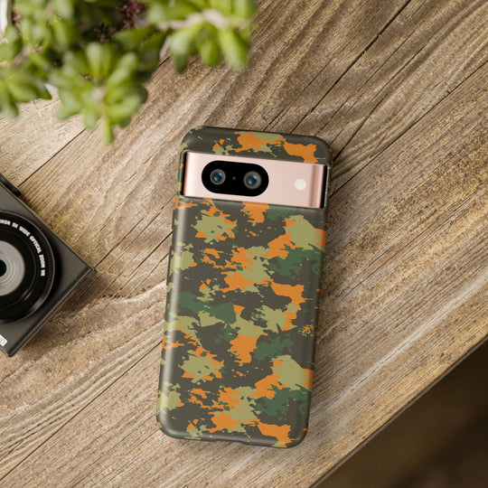 Orange Camo Case