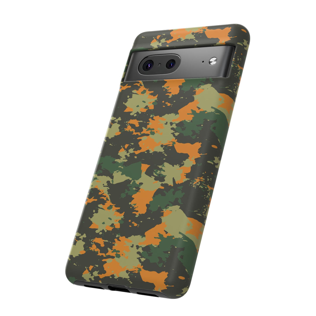 Orange Camo Case