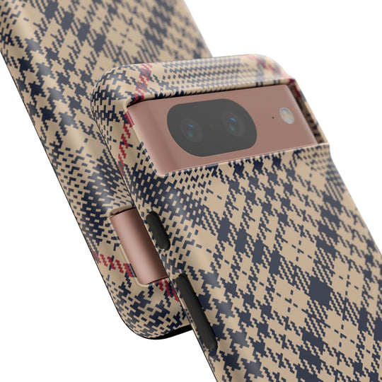 Blue Scottish Plaid Case - Dual Layer Tough Case - Fits Many Smartphone Models