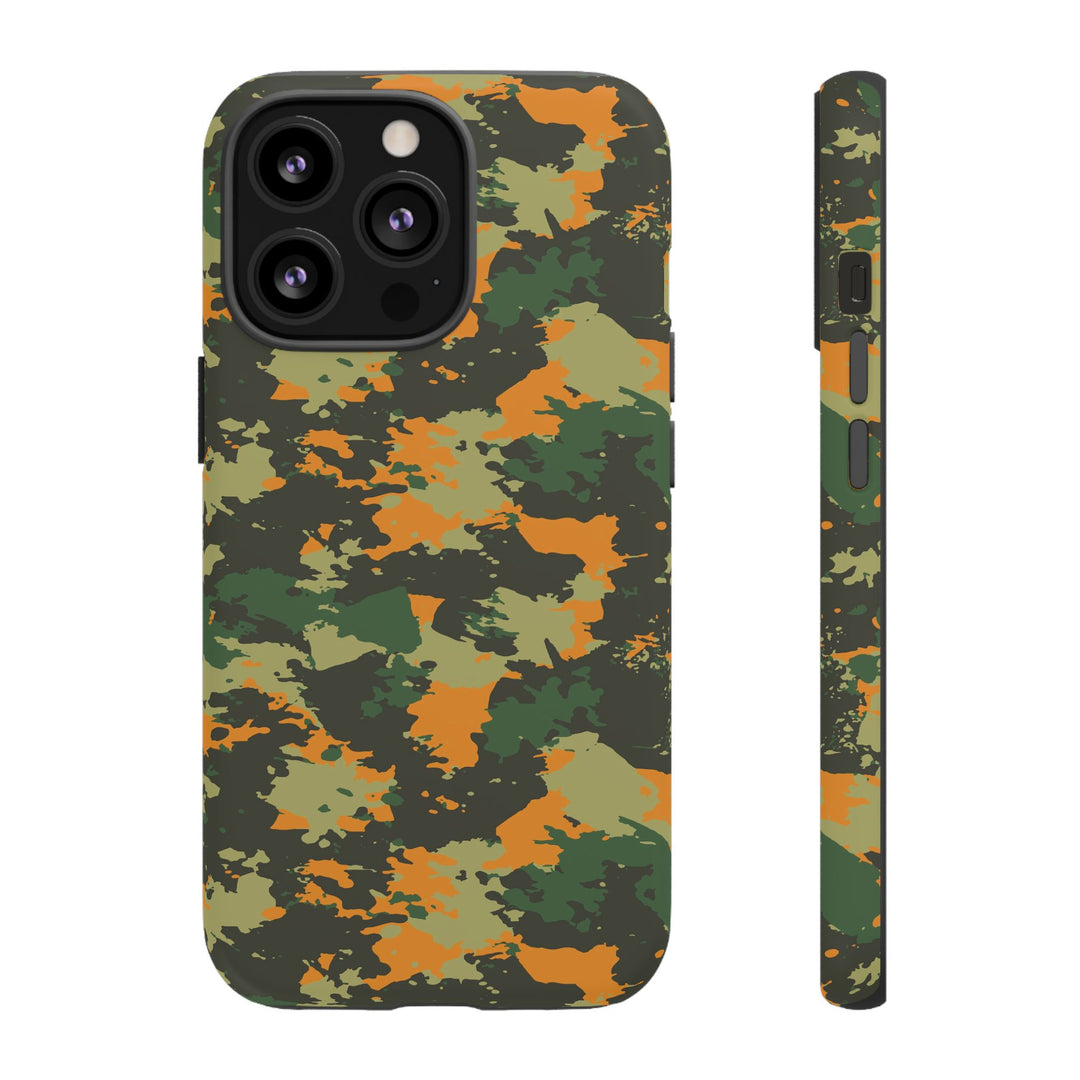 Orange Camo Case