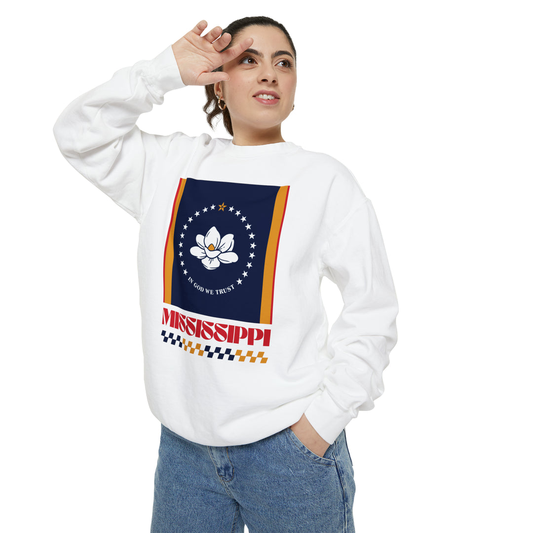 Mississippi Retro Sweatshirt - Ezra's Clothing - Sweatshirt