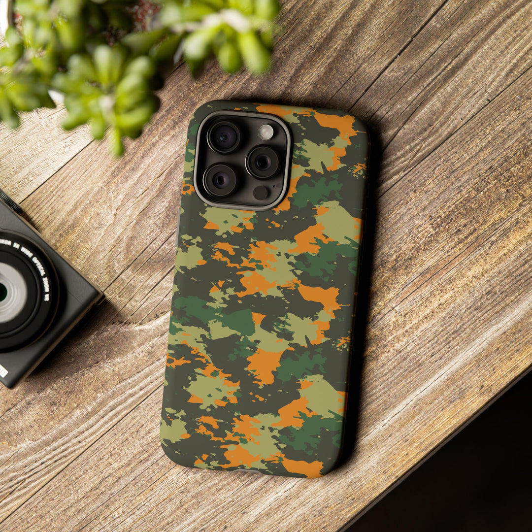 Orange Camo Case