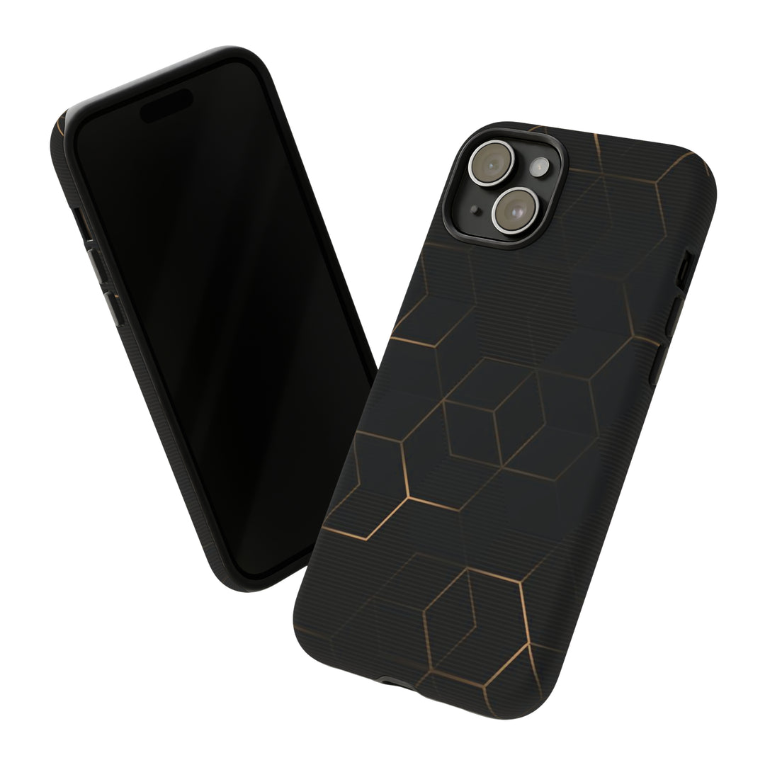 Black Gold Hexagon Case