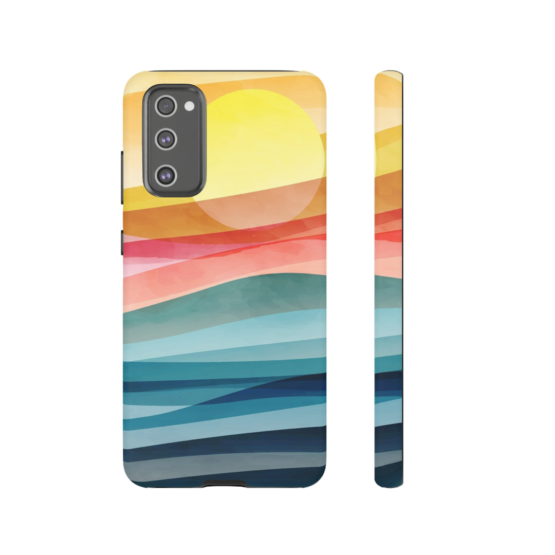 Mountain Sun Case - Dual Layer Tough Case - Fits Many Smartphone Models