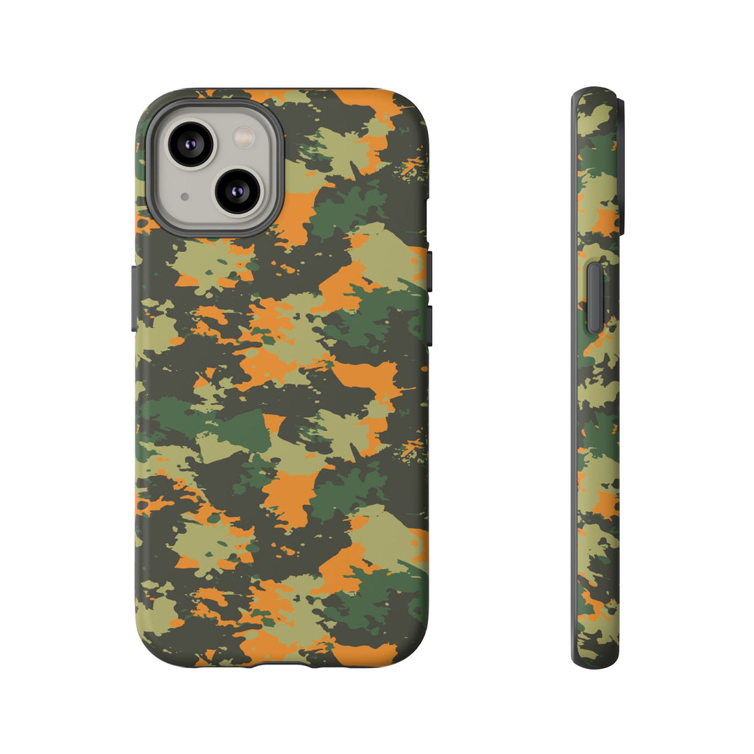 Orange Camo Case