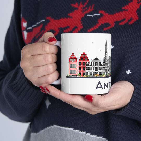 Antwerp Belgium Coffee Mug - Ezra's Clothing - Mug