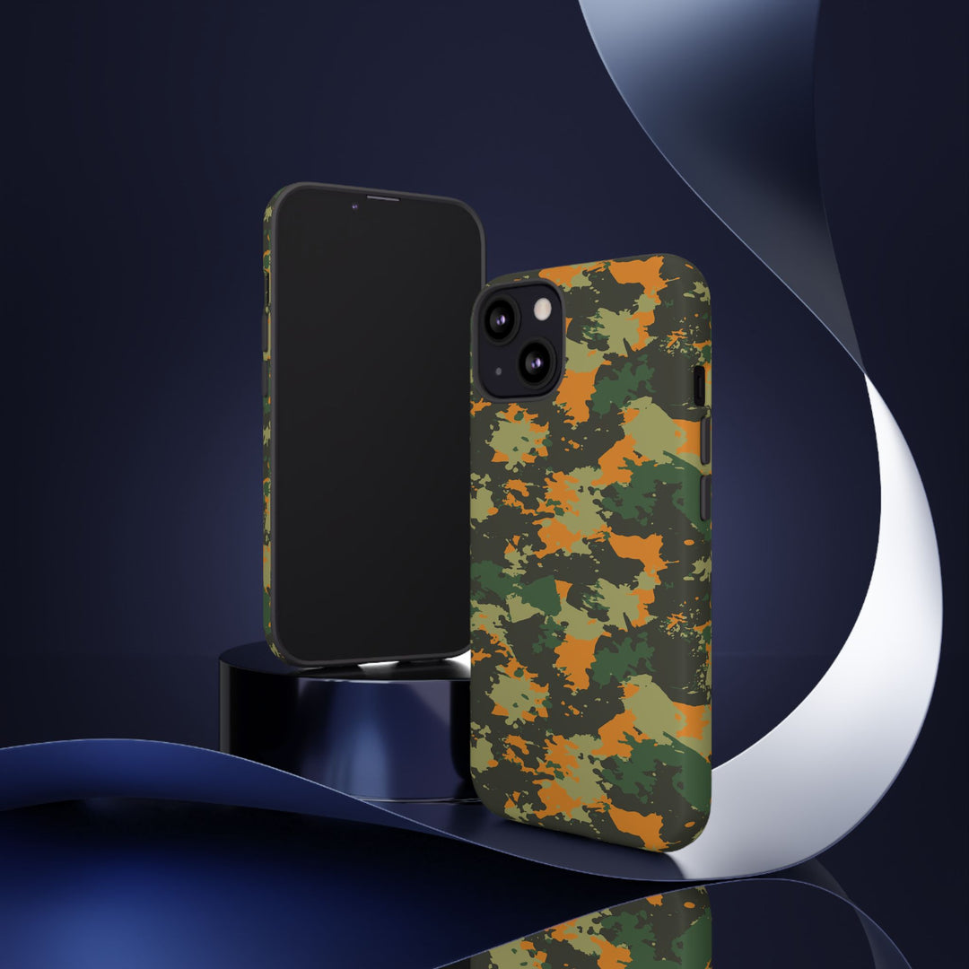 Orange Camo Case