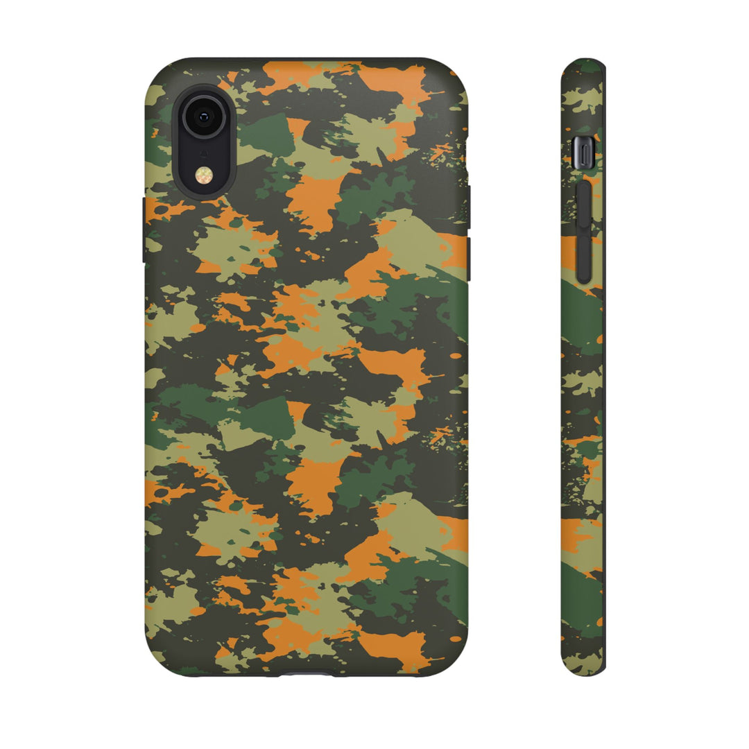 Orange Camo Case