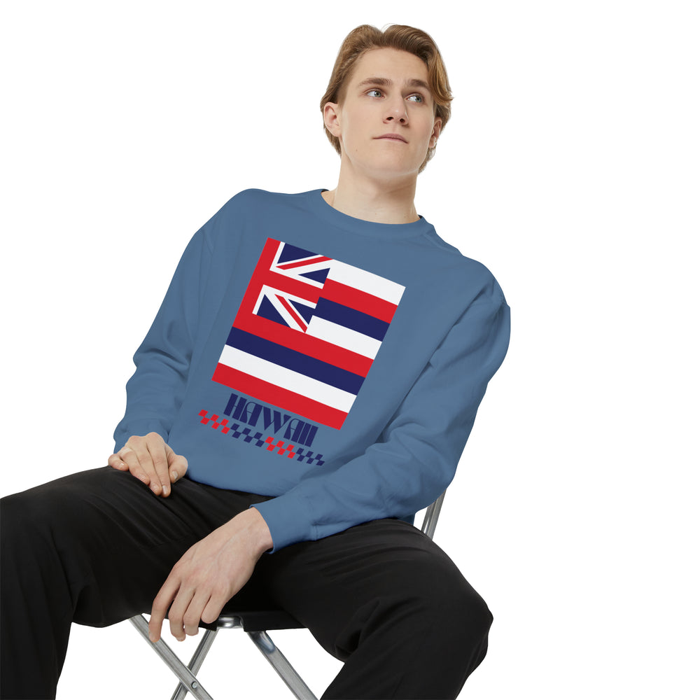 Hawaii Retro Sweatshirt - Ezra's Clothing - Sweatshirt