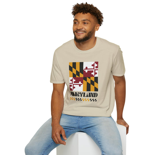 Maryland Retro T-Shirt - Ezra's Clothing - T-Shirt