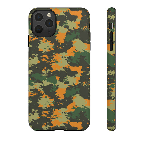 Orange Camo Case