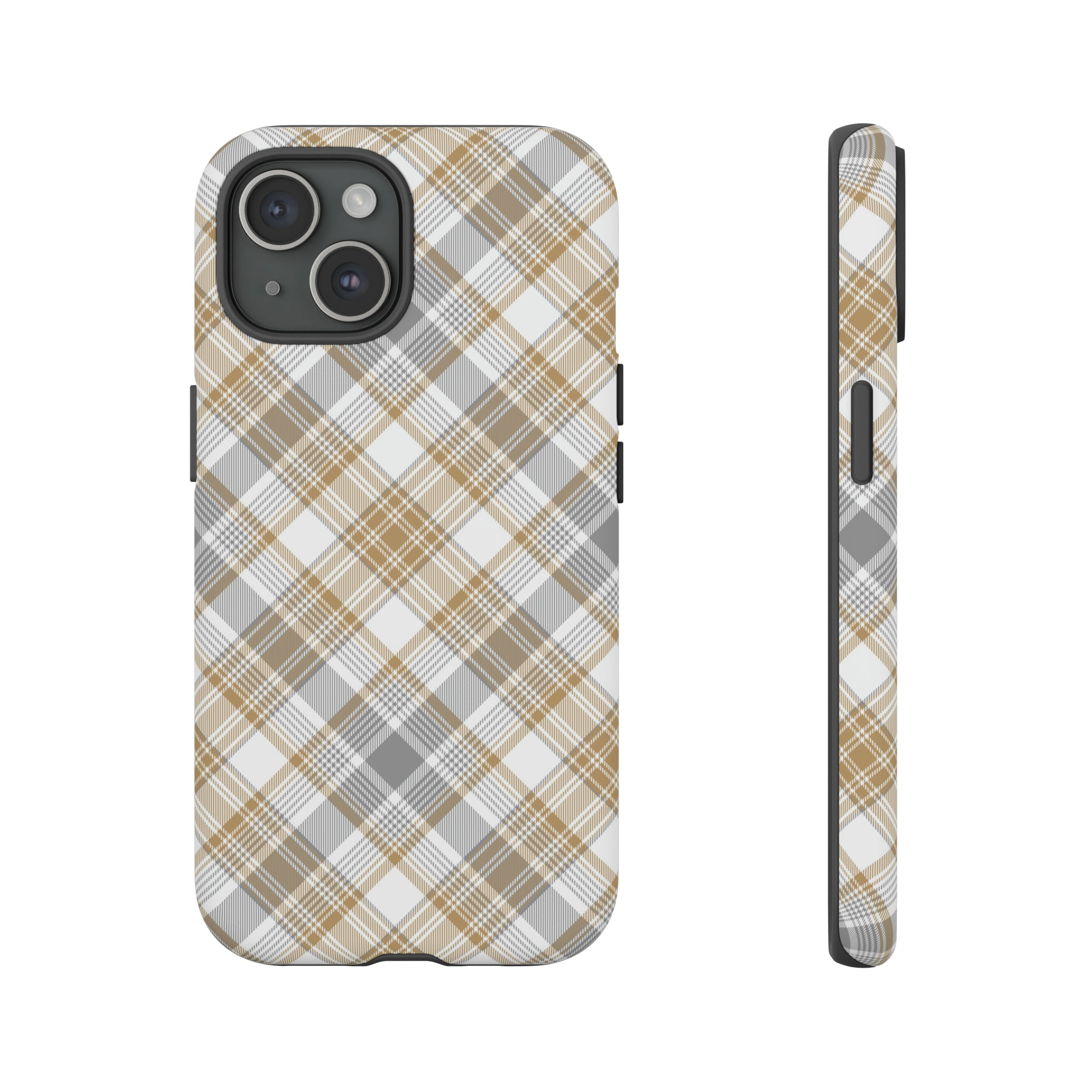 Platinum Gold Plaid Case - Ezra's Clothing - Tough Case