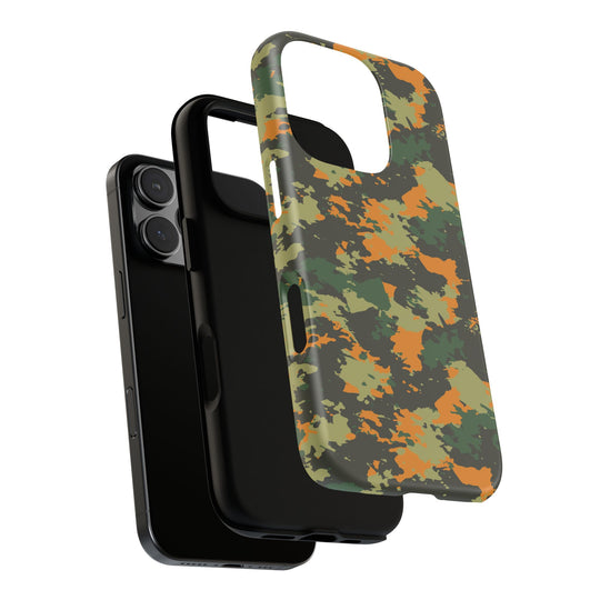 Orange Camo Case