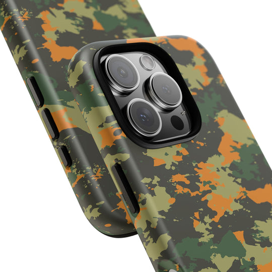 Orange Camo Case